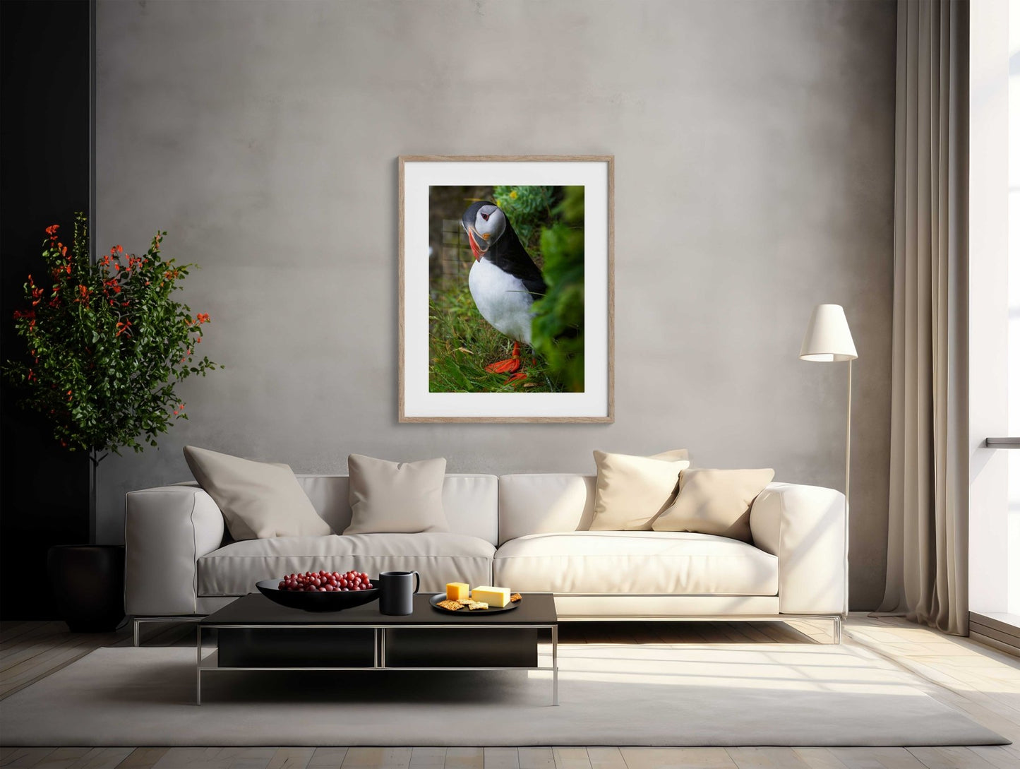 Honey Is That You? - Curious Iceland Puffin Photography Print