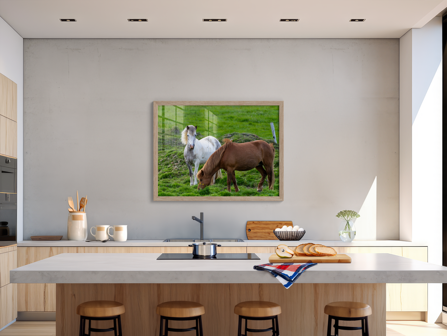 Wind Swept Companions - Icelandic Horses Photography Print
