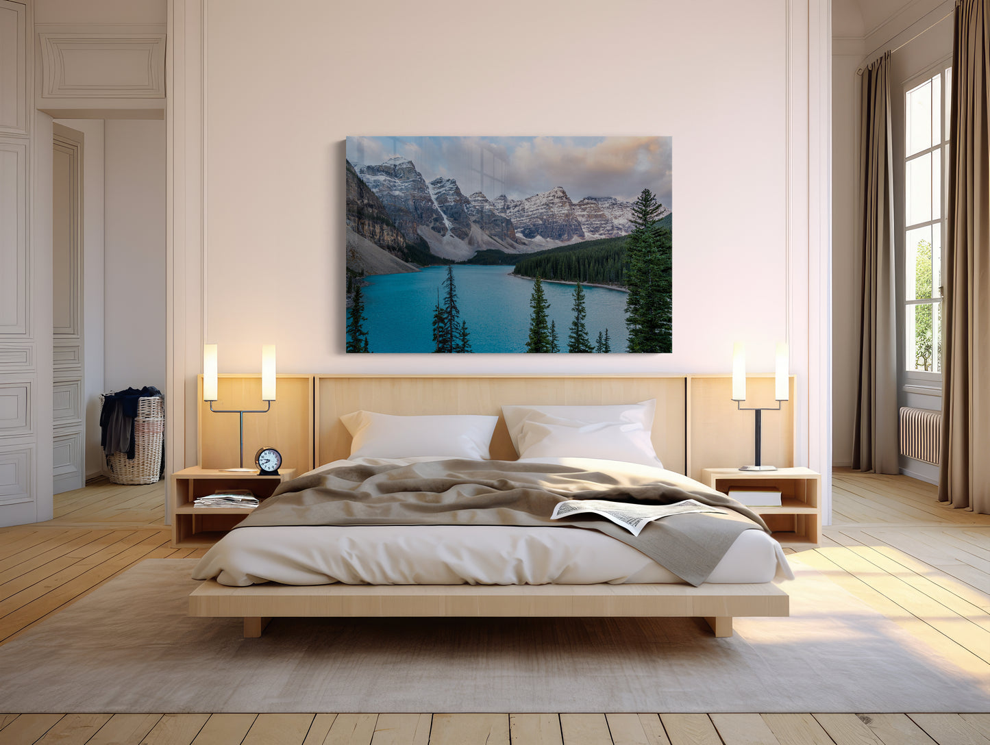 Out of the Darkness - Moraine Lake Banff Photography Print