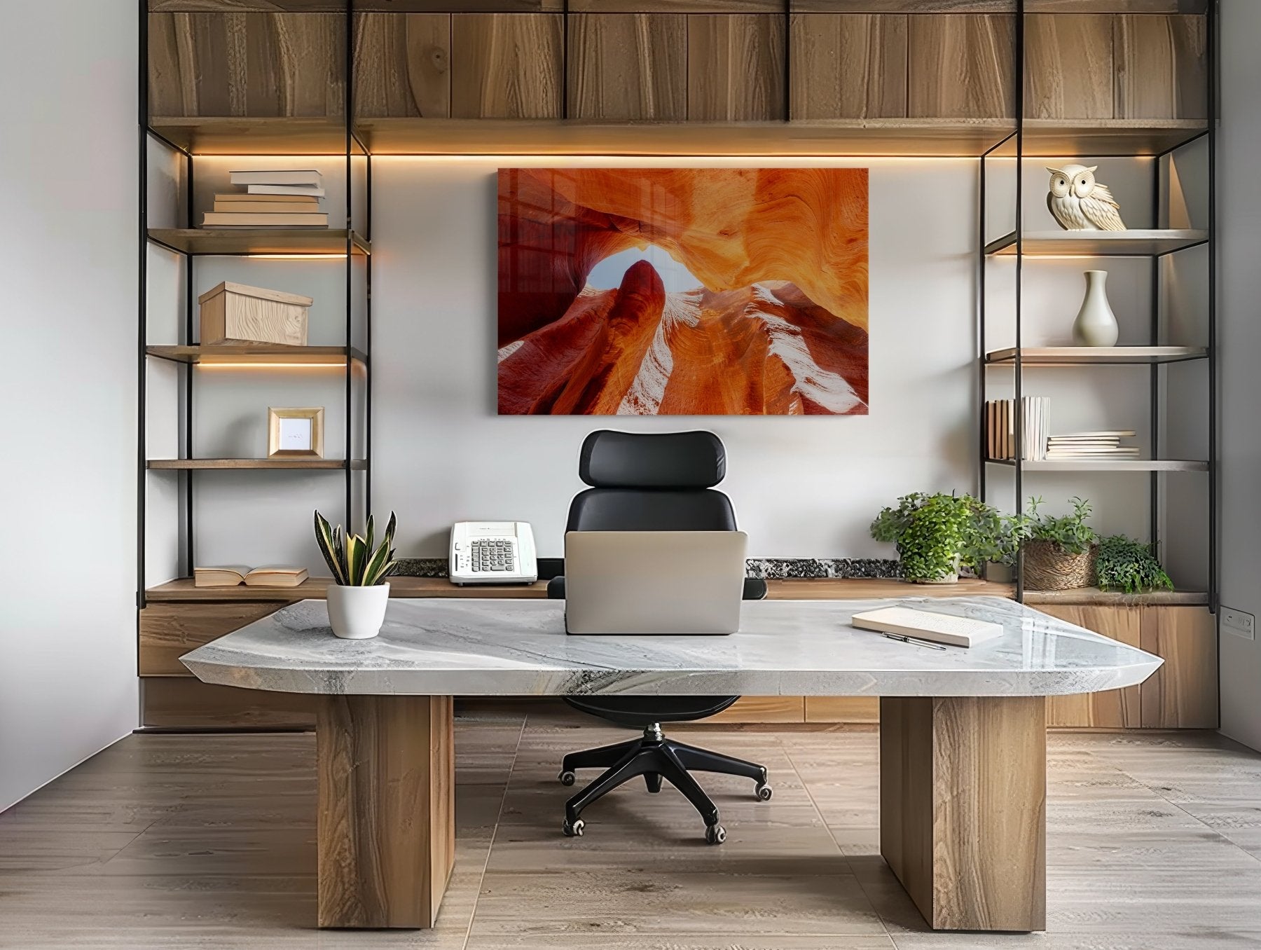 Carved by Time - Utah Slot Canyon Photography Print | Southwest Desert Wall Art