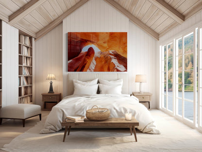 Carved by Time - Utah Slot Canyon Photography Print | Southwest Desert Wall Art