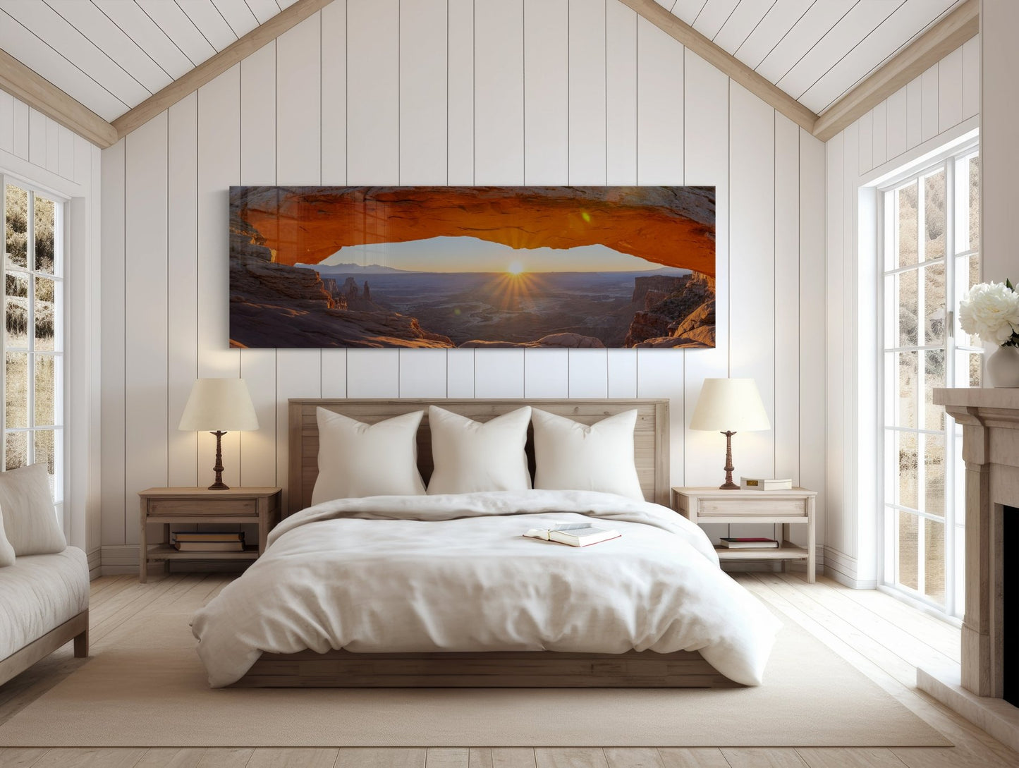 Everything the Light Touches - Mesa Arch Panoramic Photography Print