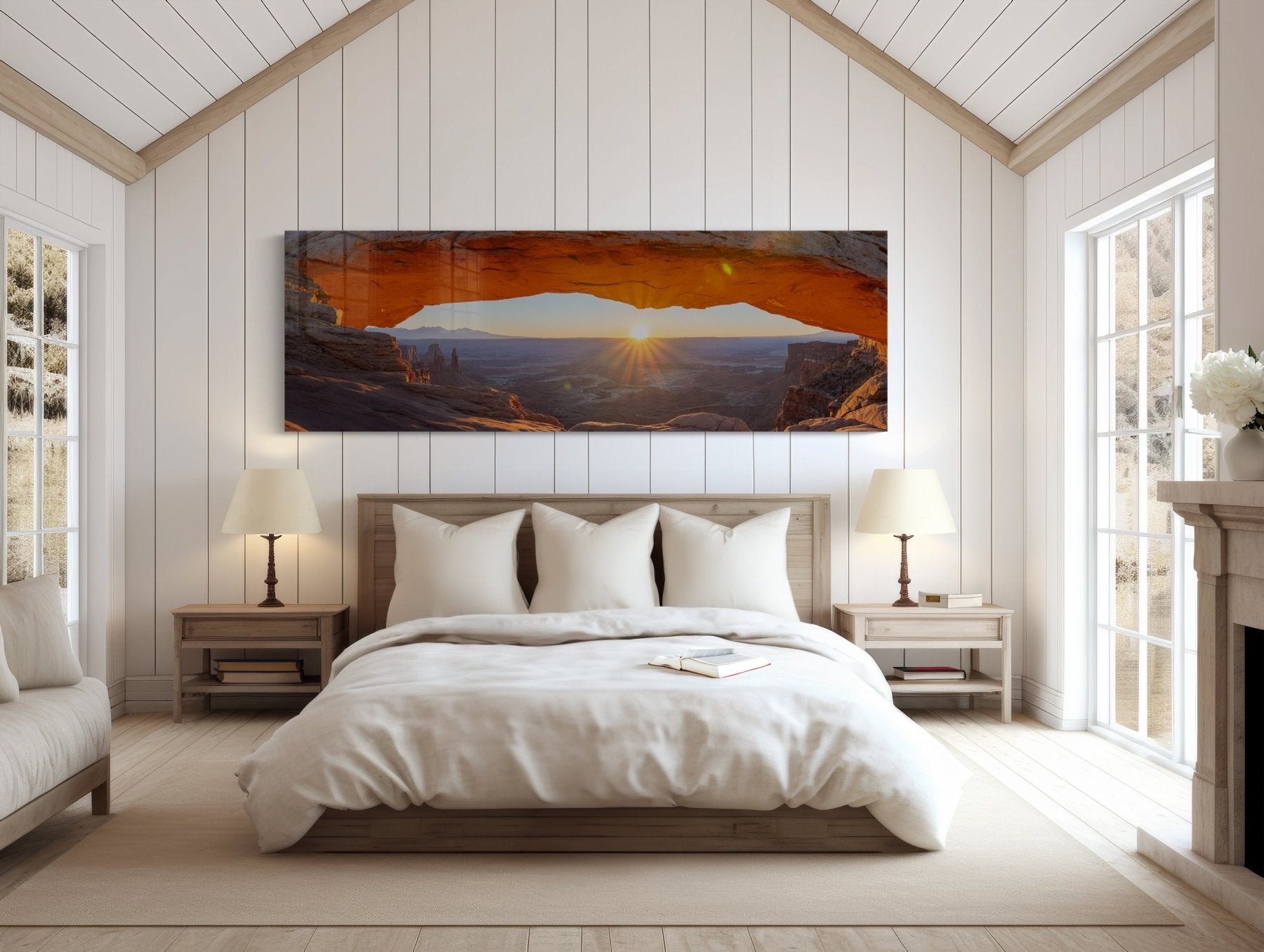 Everything the Light Touches - Mesa Arch Panoramic Photography Print