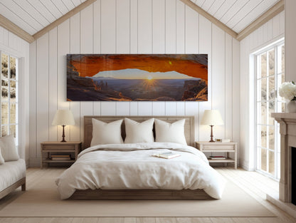 Everything the Light Touches - Mesa Arch Panoramic Photography Print