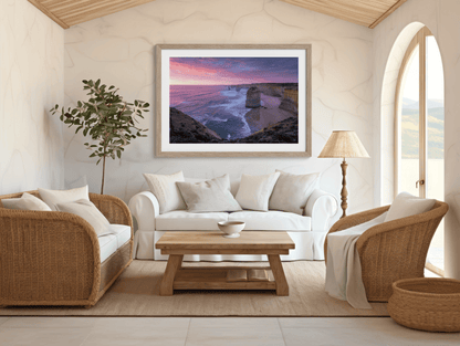 Glowing Apostles - 12 Apostles Australia Sunset Photography Print
