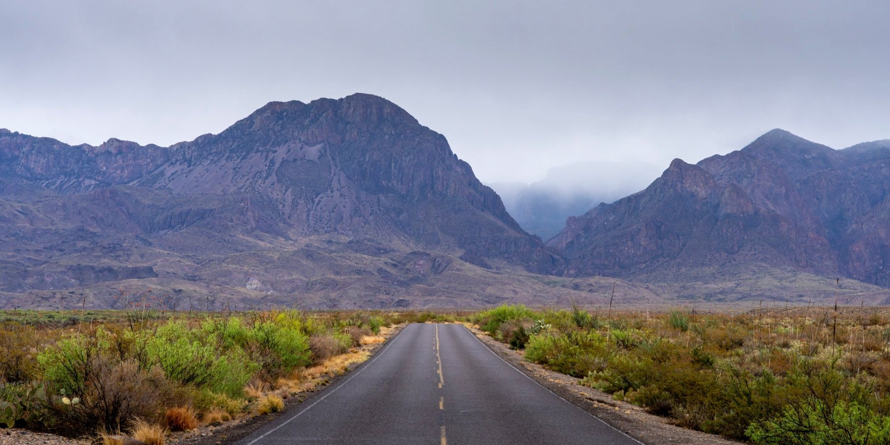 Road to the Chisos - Big Bend National Park Desert Mountain Photography