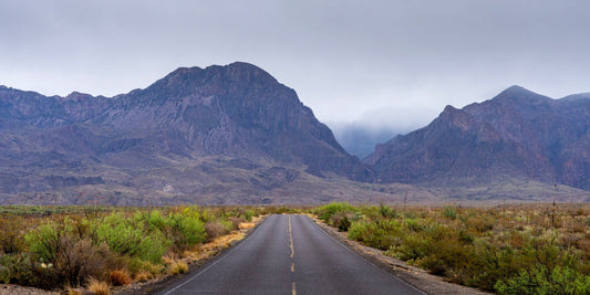 Road to the Chisos - Big Bend National Park Desert Mountain Photography