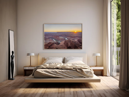 The Long View - Deadhorse Point Canyonlands Sunset Photography Print