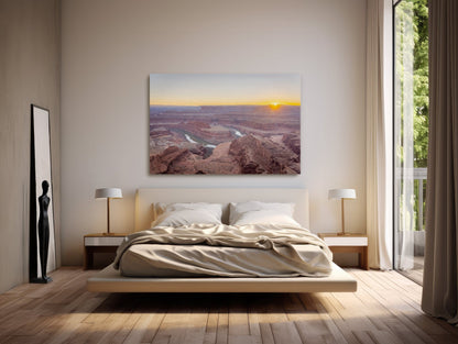 The Long View - Deadhorse Point Canyonlands Sunset Photography Print