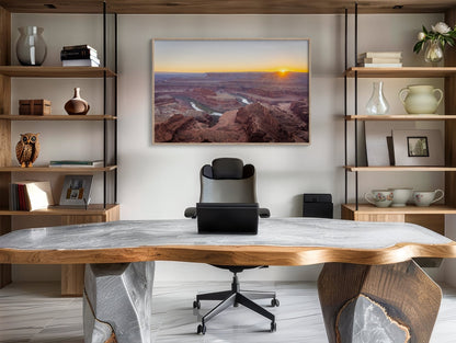 The Long View - Deadhorse Point Canyonlands Sunset Photography Print